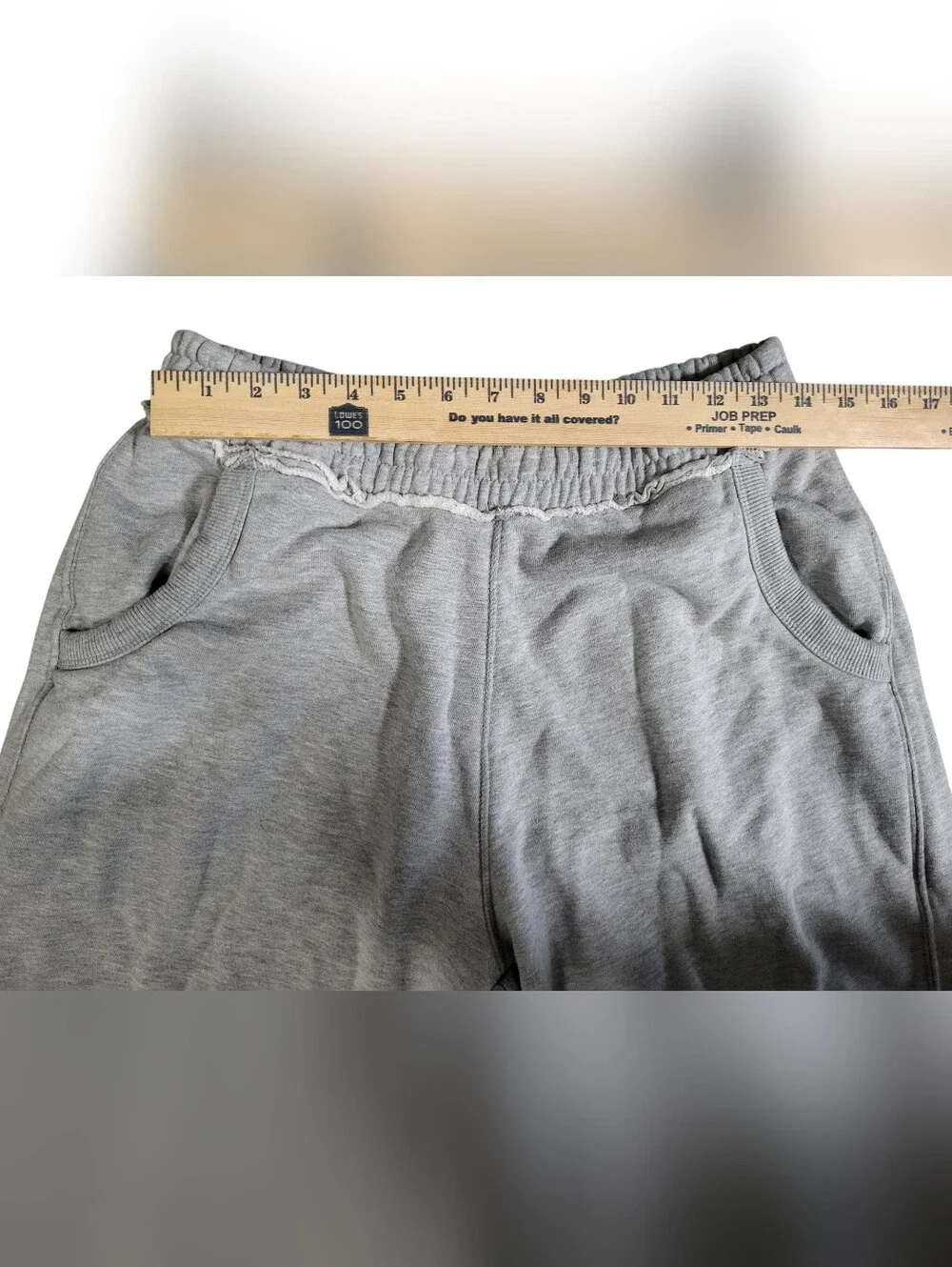Jaded London Gray Cotton Wide-Leg Knit Men's Sweatpants XS Casual